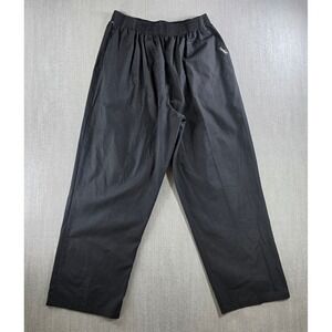 Landau Scrub Pants Women Medium Black Elastic Waist Straight Leg Medical